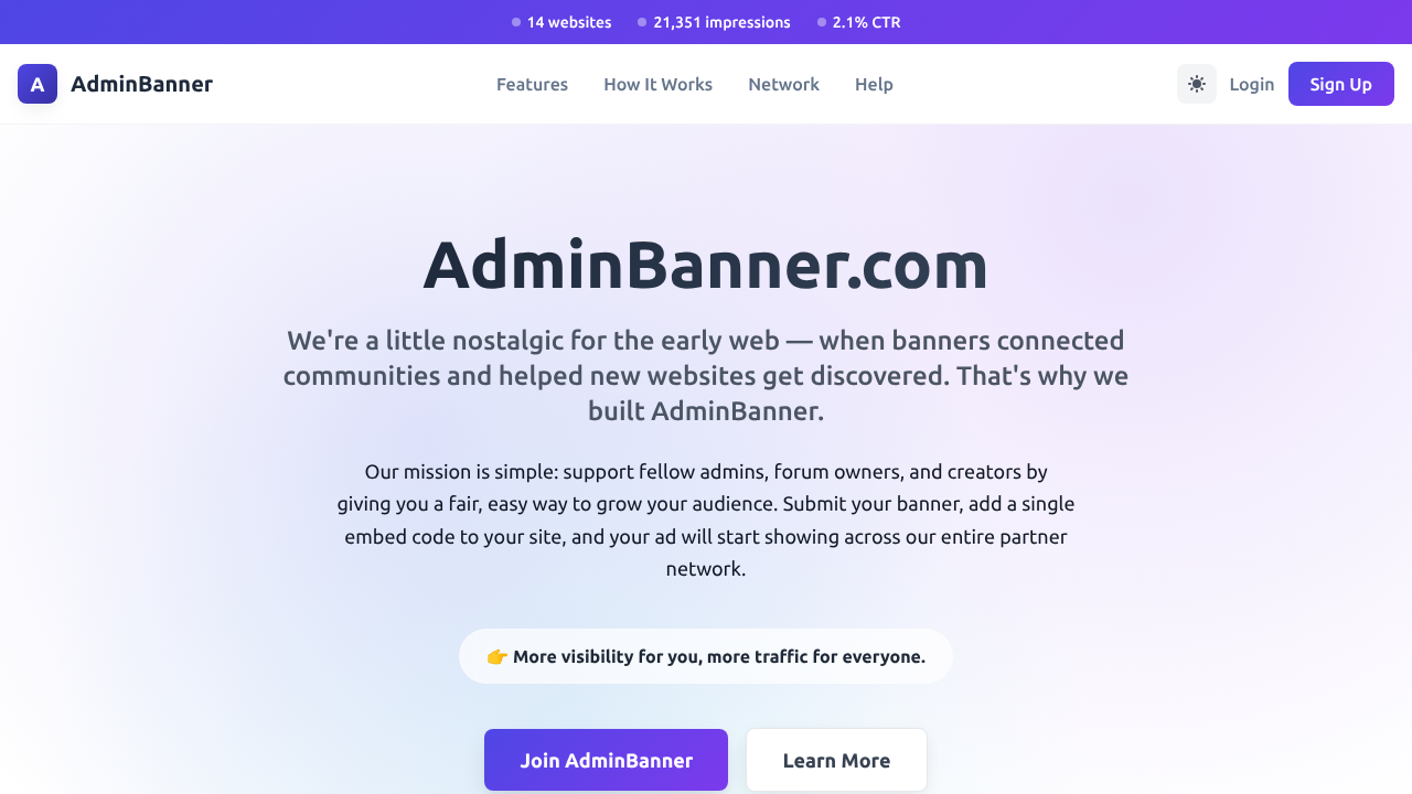 AdminBanner